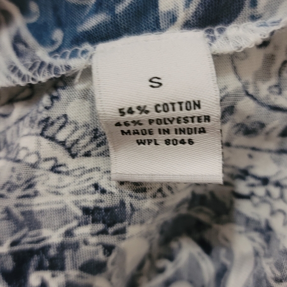 Vintage 90s Y2K Style&Co Sport Paisley Boho Rhinestone Scoop Neck T-Shirt - Picture 5 of 5